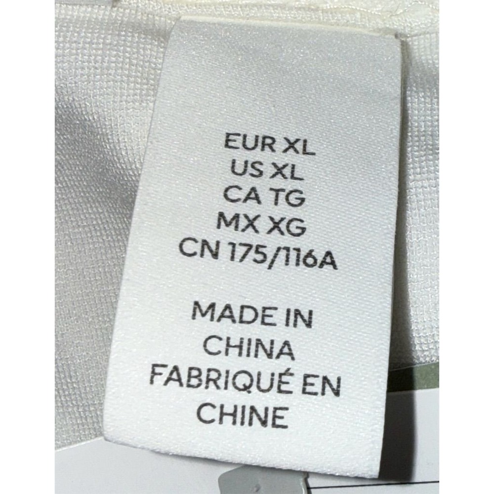 Women's XL Cropped chic White Long Sleeve Square Neck Corset Top Blouse H&M NWT‎ - Picture 3 of 12